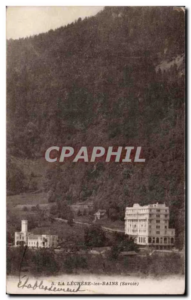 La Léchère-les-Bains (Savoie) — Estabelecimento termal — Editor: Estabelecimento - Frente