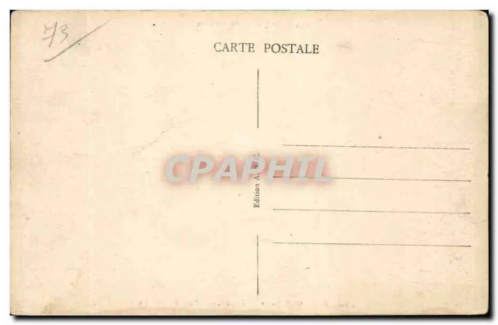 Der Châtelet-Brücke in St-Colomban-des-Villards — Die Schönen Ecken der Savoyen — Edition A. 4209 - Rückseite