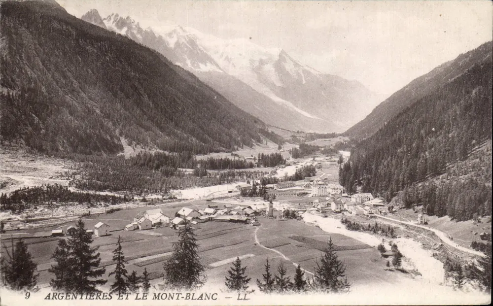 Argentières e o Mont-Blanc — LL — n°9 - Frente