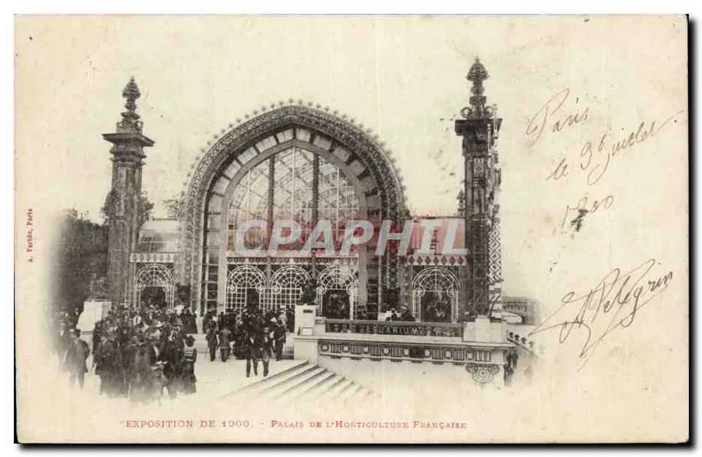 1900 Ausstellung - Palais de l'Horticulture Française — A. Tardis, Paris - Vorderseite