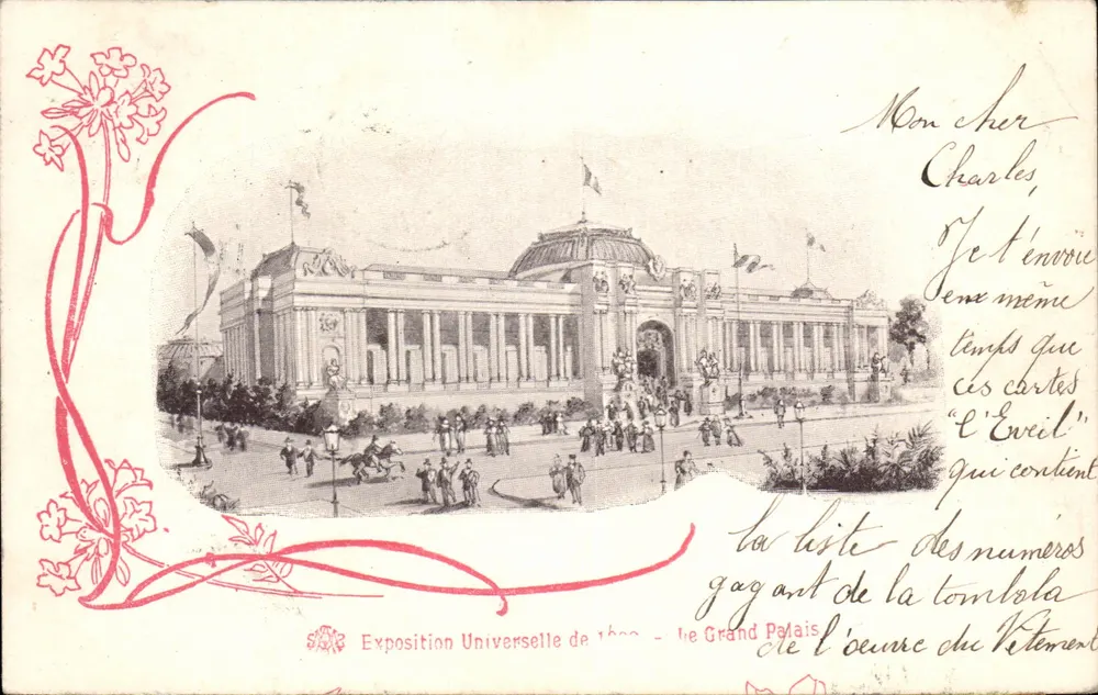 Weltausstellung 1889 — Das Grand Palais — Verleger unbekannt - Vorderseite