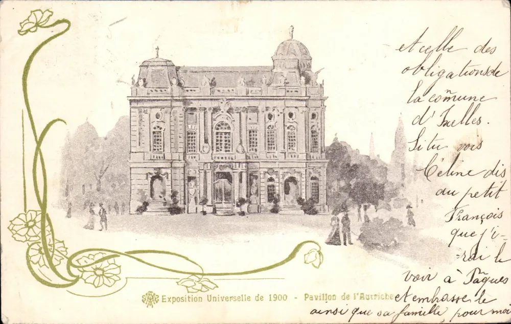 Pavillon Österreichs — Weltausstellung 1900 — Verlag unbekannt - Vorderseite