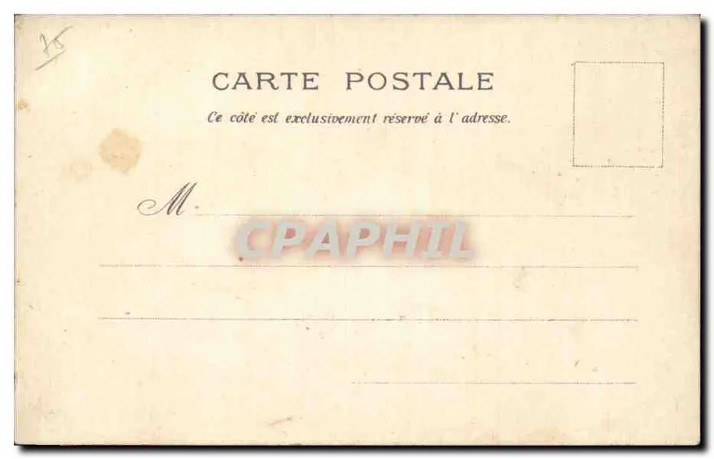Die Esplanade der Invaliden — Weltausstellung Paris 1900 — Oppos n° 10833, Kunz, Frères, Verleger - Rückseite