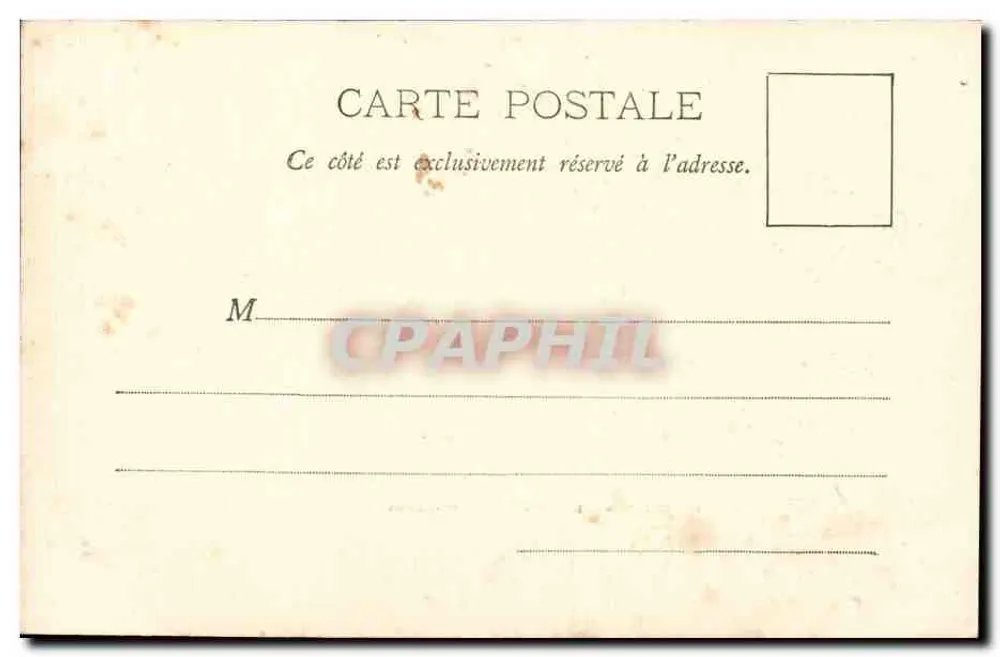 Exposição de 1900 - O Trocadéro — A. Turidé, Paris - Verso