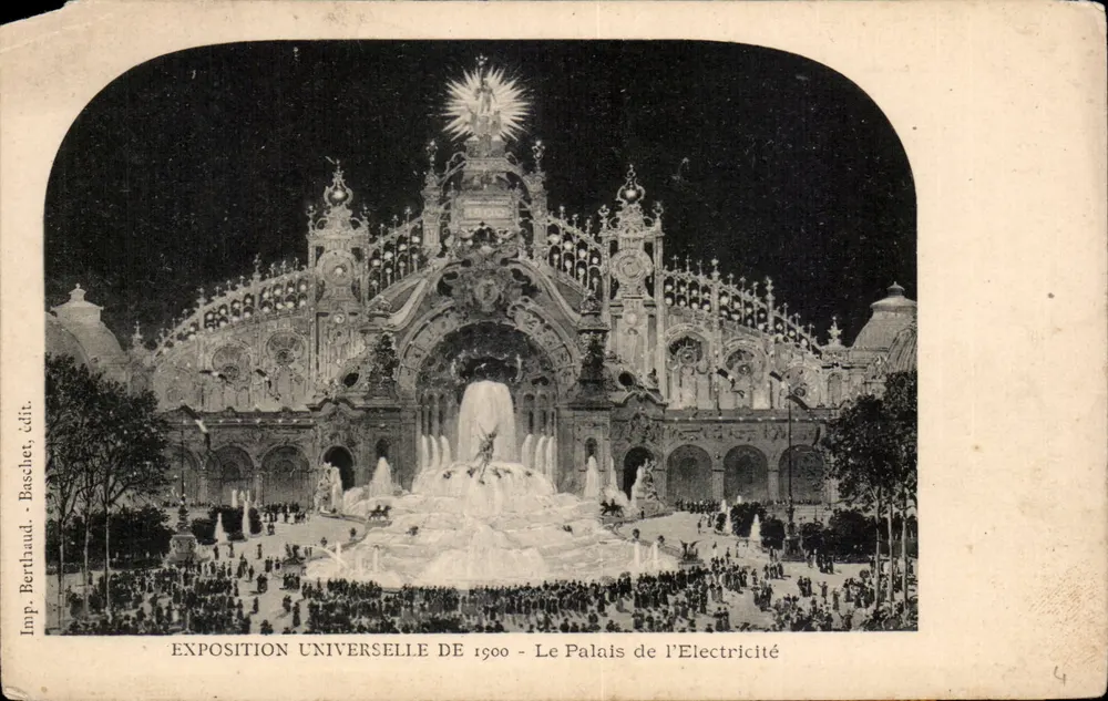 Weltausstellung 1900 - Das Palais de l'Électricité — Imp. Bertthand - Baschet, Verlag - Vorderseite