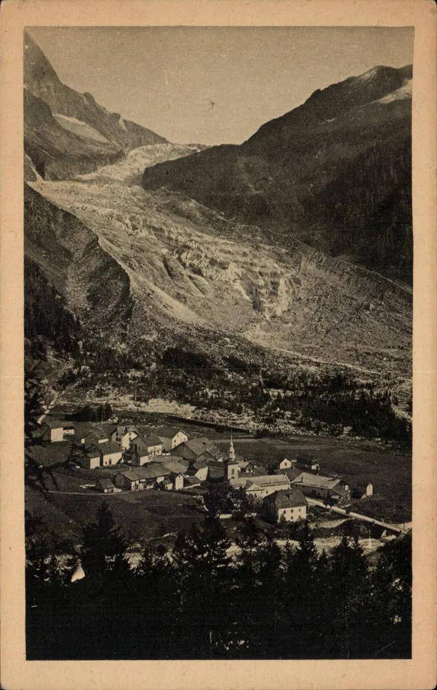 Argentière (Haute-Savoie) — Mont-Blanc-Massiv und sein Gletscher — Verleger nicht sichtbar - Vorderseite