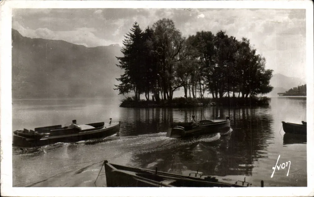 Insel der Schwäne — Annecy (Haute-Savoie) — Kunstausgabe 'Yvon' n°1033 - Vorderseite