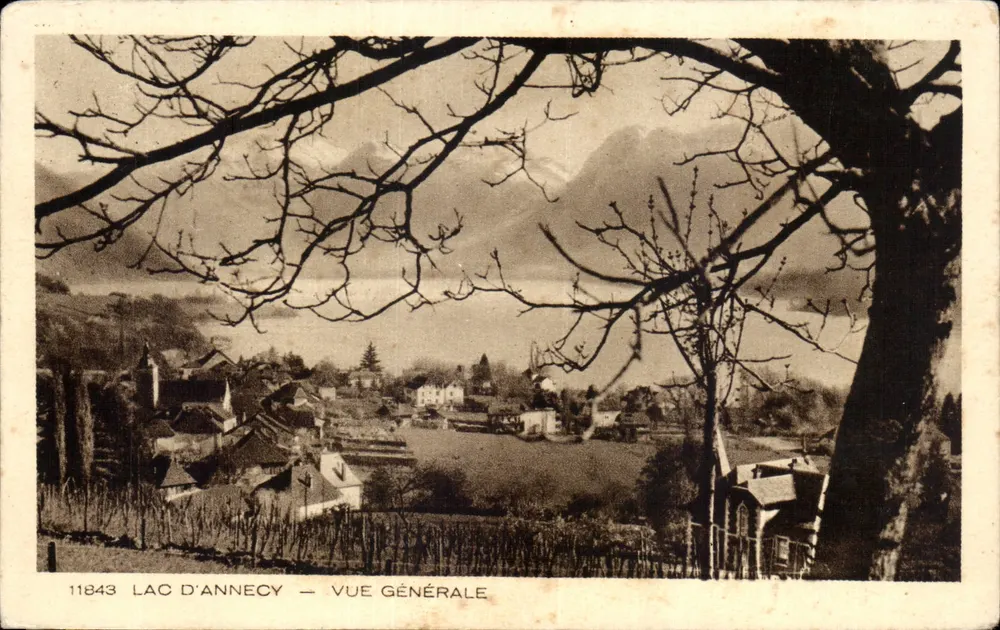 Lac d'Annecy — Vue Générale — Beaun & Darmach - Frente