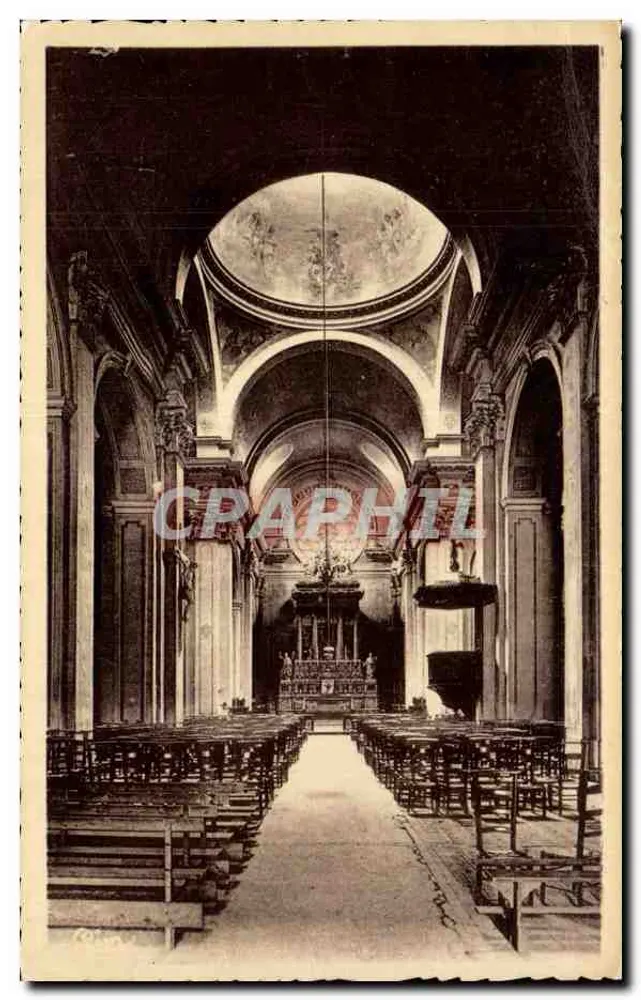 Innenansicht der Kathedrale Notre-Dame-de-Liesse — Annecy (Haute-Savoie) — Verlag Combies & Mme Mâcon - Vorderseite