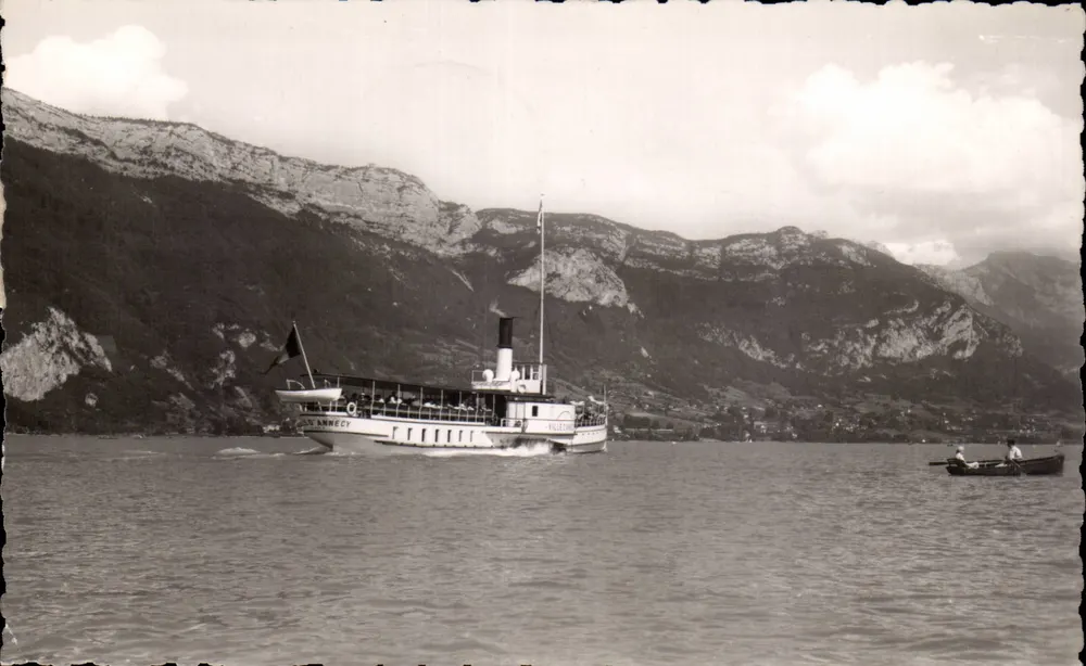 See Annecy — Dampfschiff Ville d'Annecy — Verbotene Ausgabe - Vorderseite