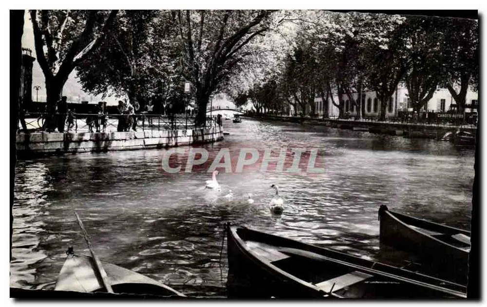 Annecy — Canal du Vassé und der Pont des Amours — Éditions S. MONTREUX - Vorderseite
