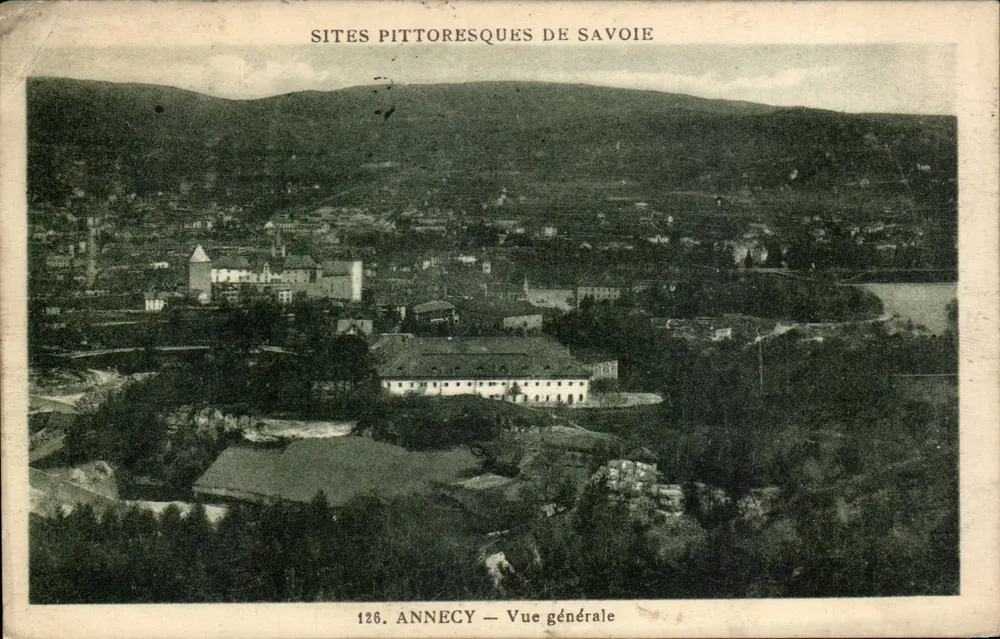 Annecy — Vista geral — Sítios pitorescos da Saboia, n°126 - Frente