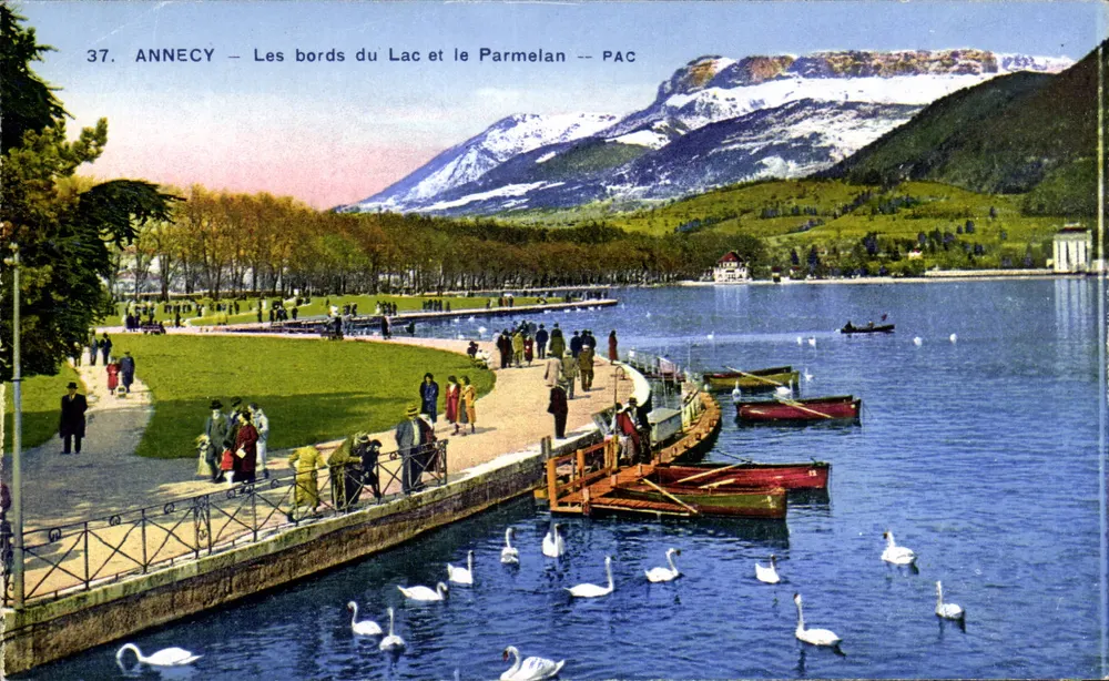 ANNECY — Ufer des Sees und der Parmelan — PAC - Vorderseite