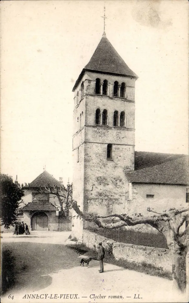 Annecey-le-Vieux — rzymski zegar kościoła — LL. n°64 - Awers