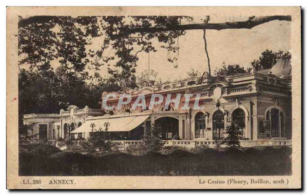 Annecy — Le Casino (Fleury, Raillon, arch.) — L.L.386 - Frente