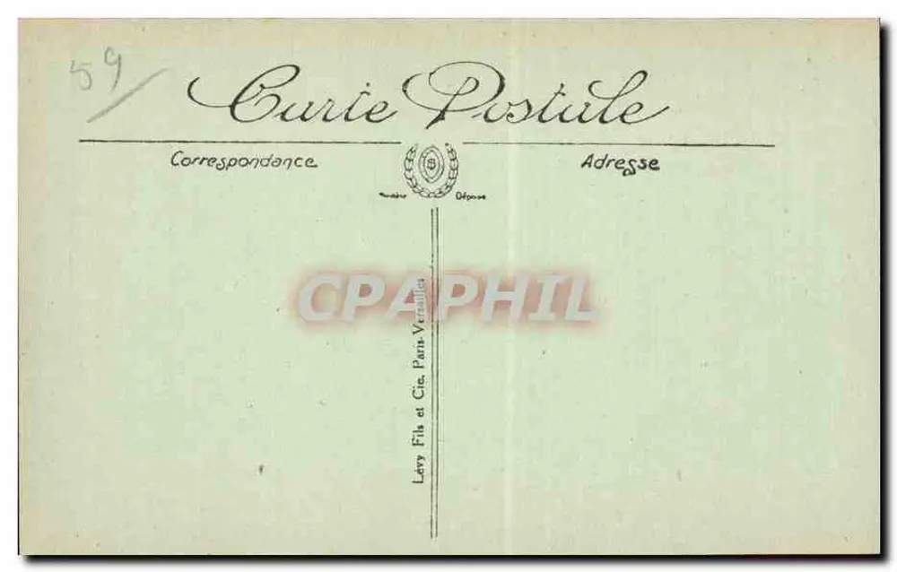 Malo-les-Bains — A Praia com Maré Baixa — N.G. — N° 125 - Verso