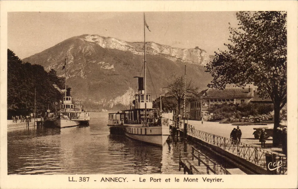 Annecy — Der Hafen und der Mont Veyrier — LL.387 - Vorderseite