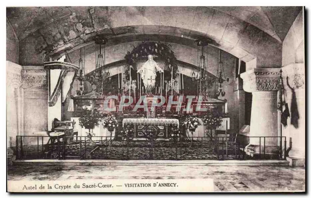Altar der Krypta des Sacré-Cœur — Visitation Annecy - Vorderseite