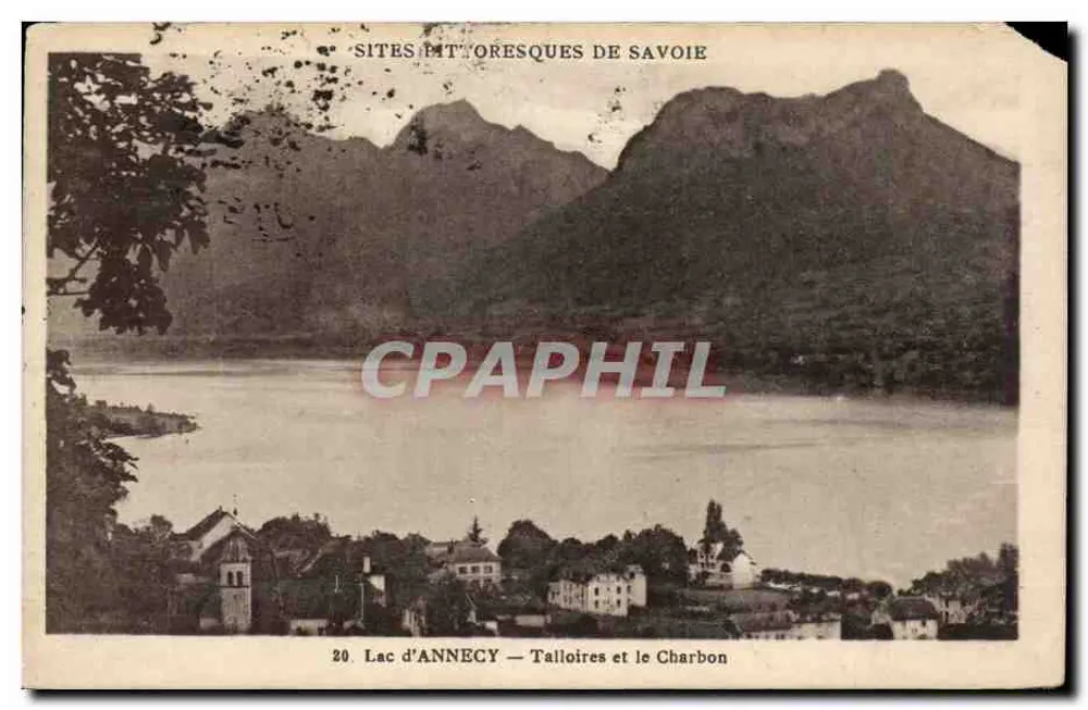 See Annecy — Talloires und Le Charbon — malerische Orte der Savoie - Vorderseite