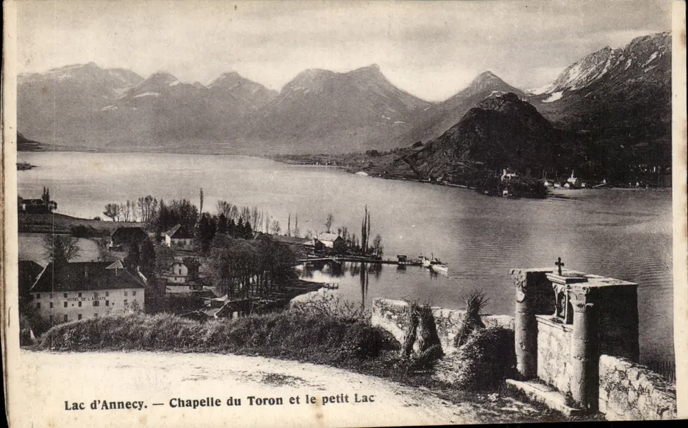 See Annecy — Kapelle Toron und der kleine See - Vorderseite