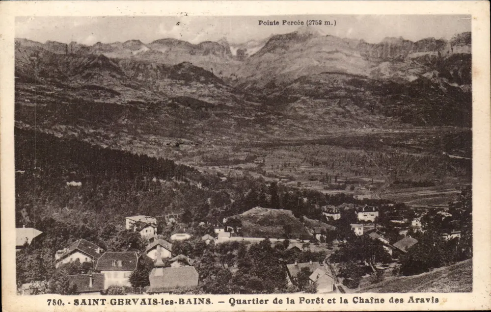Saint-Gervais-les-Bains — Waldviertel und die Aravis-Kette — Pointe Percée (2752 m.) - Vorderseite