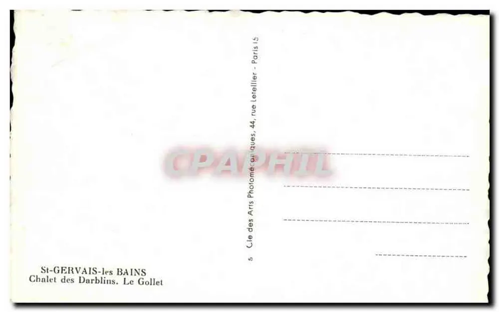 Chalet des Darblins — Le Gollet — St-Gervais-les-Bains - Rückseite