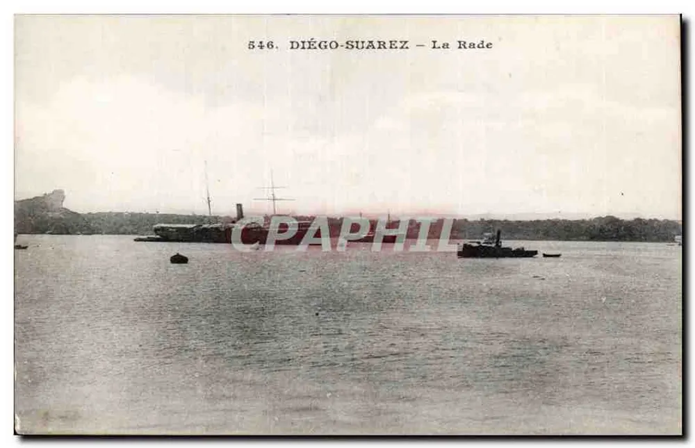 Diégo-Suarez — Der Hafen — Messageries Maritimes - Vorderseite
