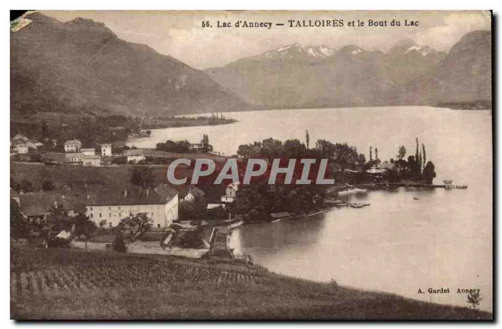 See Annecy — Talloires und das Ende des Sees — A. Gardet Annecy - Vorderseite
