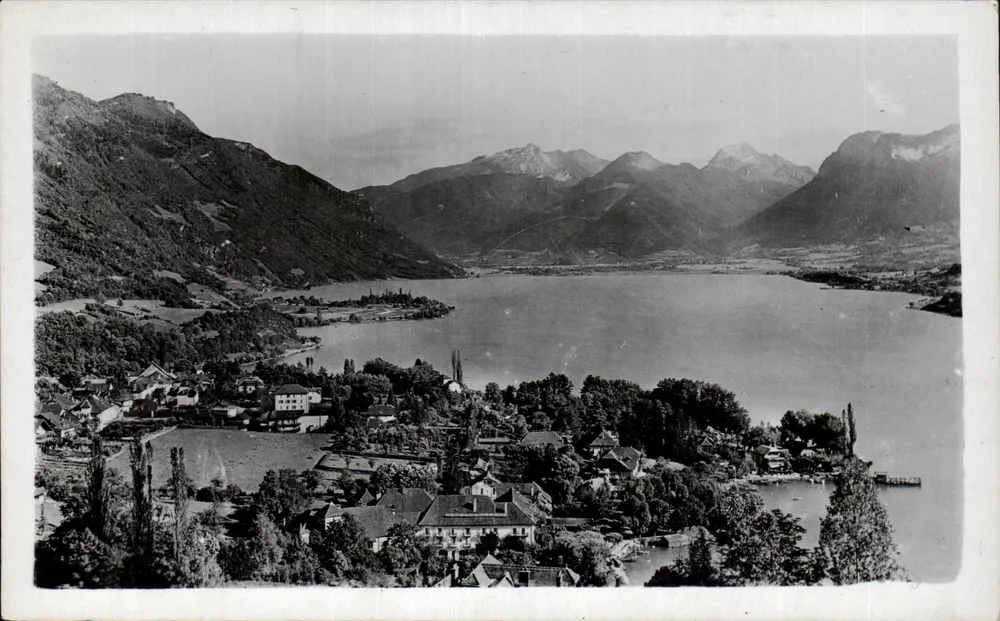 Talloires und die Bauges-Berge — Éditions R. Brunaud, Lyon - Vorderseite
