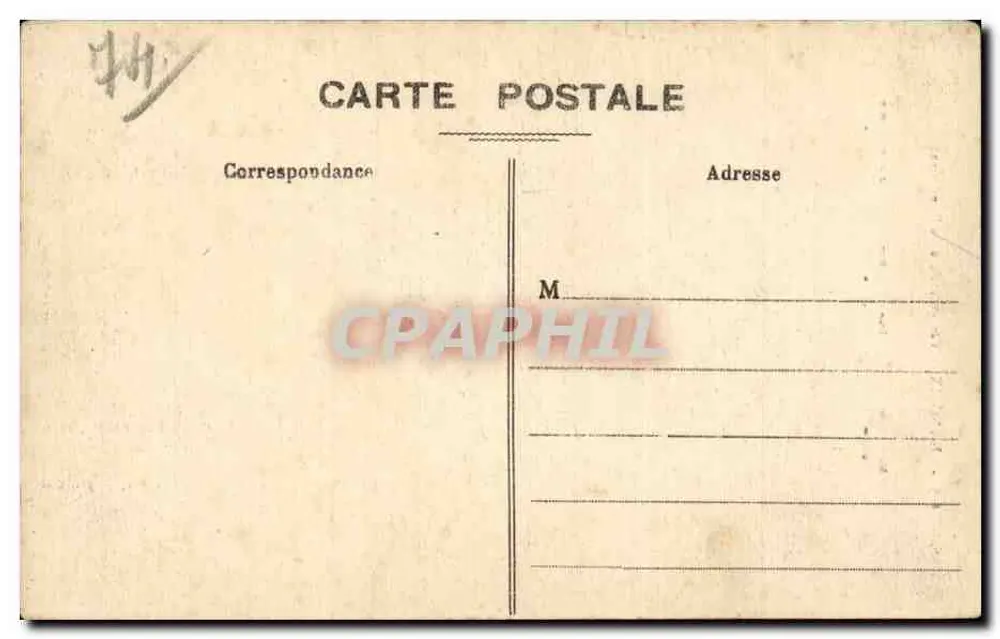Chamonix — Vista geral e o Mont-Blanc — Editor não identificado, número de série 899 - Verso