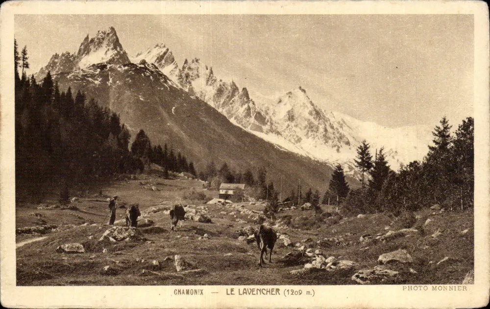 Chamonix — O Lavencher (1209 m.) — Foto Monnier - Frente