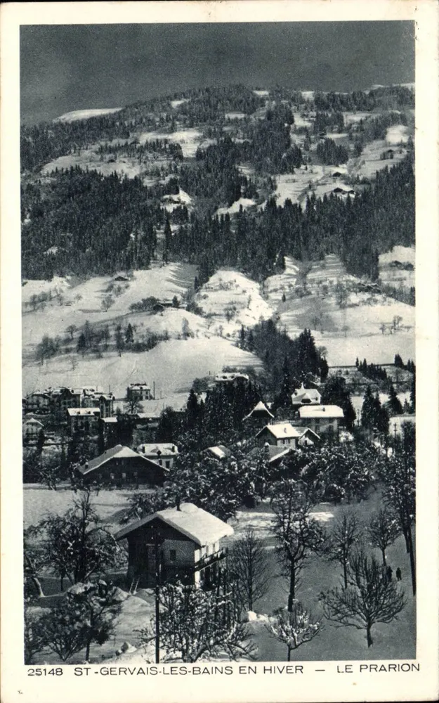 St-Gervais-les-Bains im Winter — Le Prarion - Vorderseite