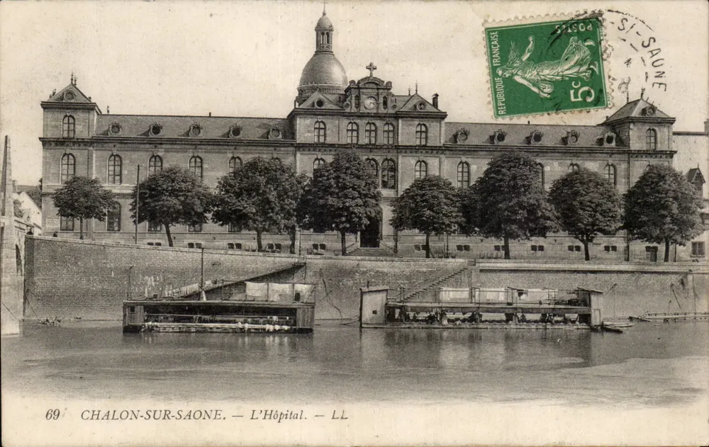 Chalon-sur-Saône — O Hospital — LL - Frente
