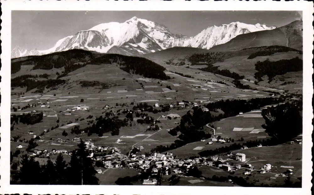 Mégeve en de Mont-Blanc — L. Mohand, uitgever, Mégeve (Hoog Savoie) - Voorkant