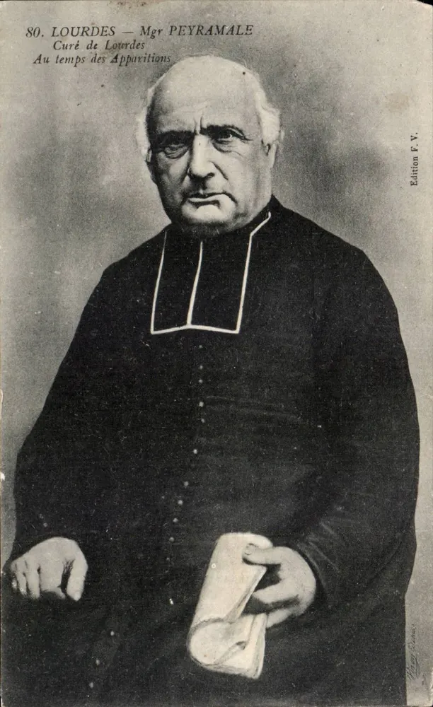 Lourdes — Bischof Peyramale, Pfarrer zur Zeit der Erscheinungen — Édition F. V. - Vorderseite