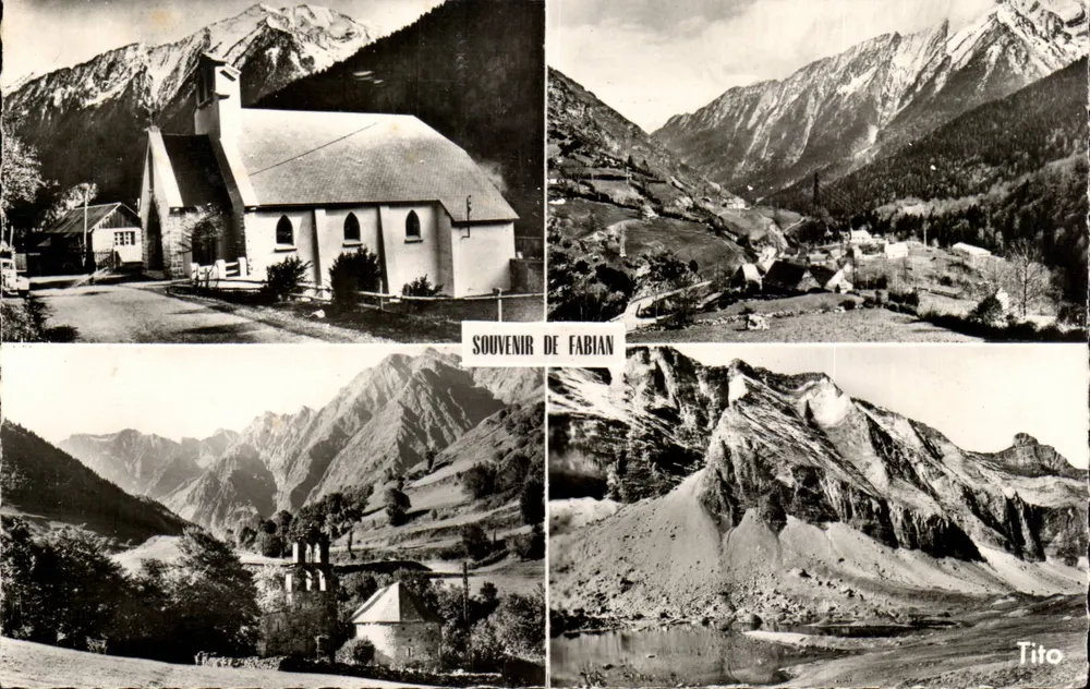 Fabian — Allgemeiner Blick und Kirche — Tito - Vorderseite