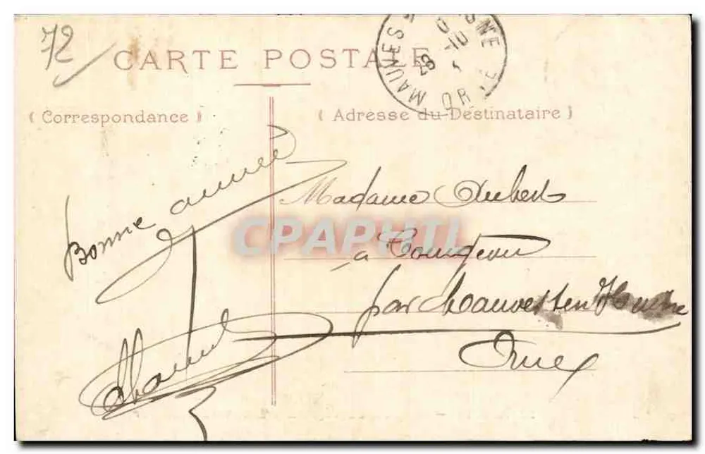 Le Mans — Die Sparkasse & Boulevard Levassseur — Verlag KD, Nr. 20 - Rückseite