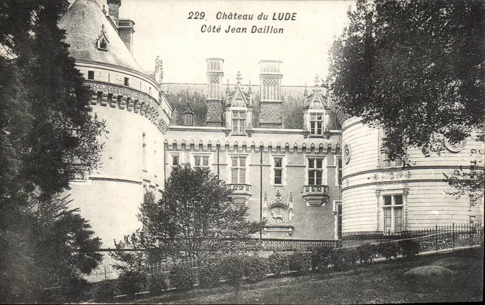 Castelo do LUDE — Lado Jean Daillon — Editor Côté Jean Daillon, n° 229 - Frente