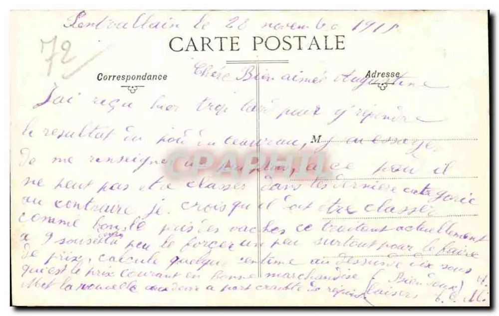 Castelo do LUDE — Lado Jean Daillon — Editor Côté Jean Daillon, n° 229 - Verso