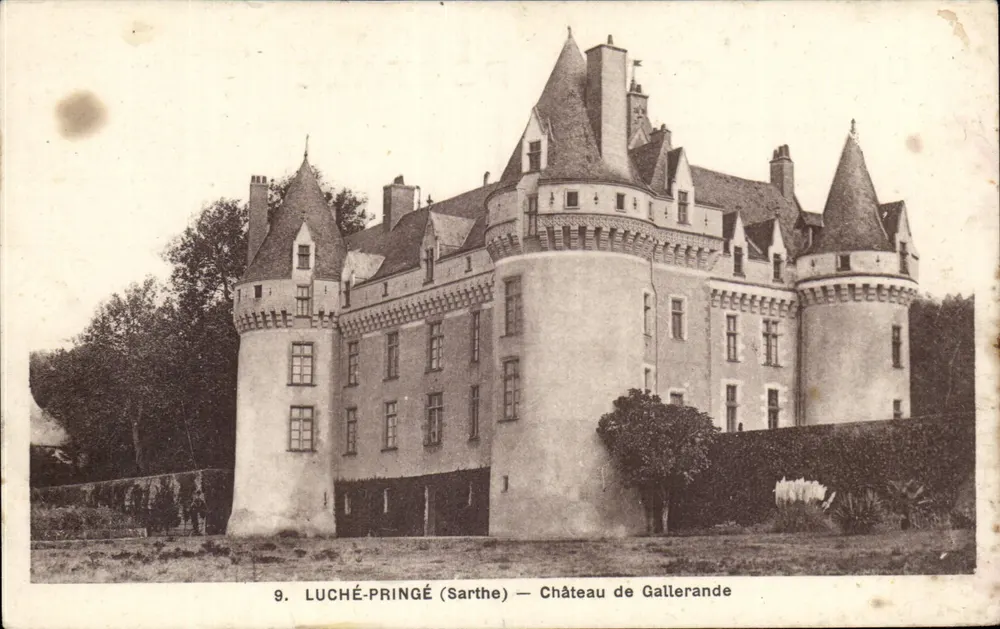 Luché-Pringé (Sarthe) — Château de Gallerande — Éditeur : Éditions 'Adol' - Frente