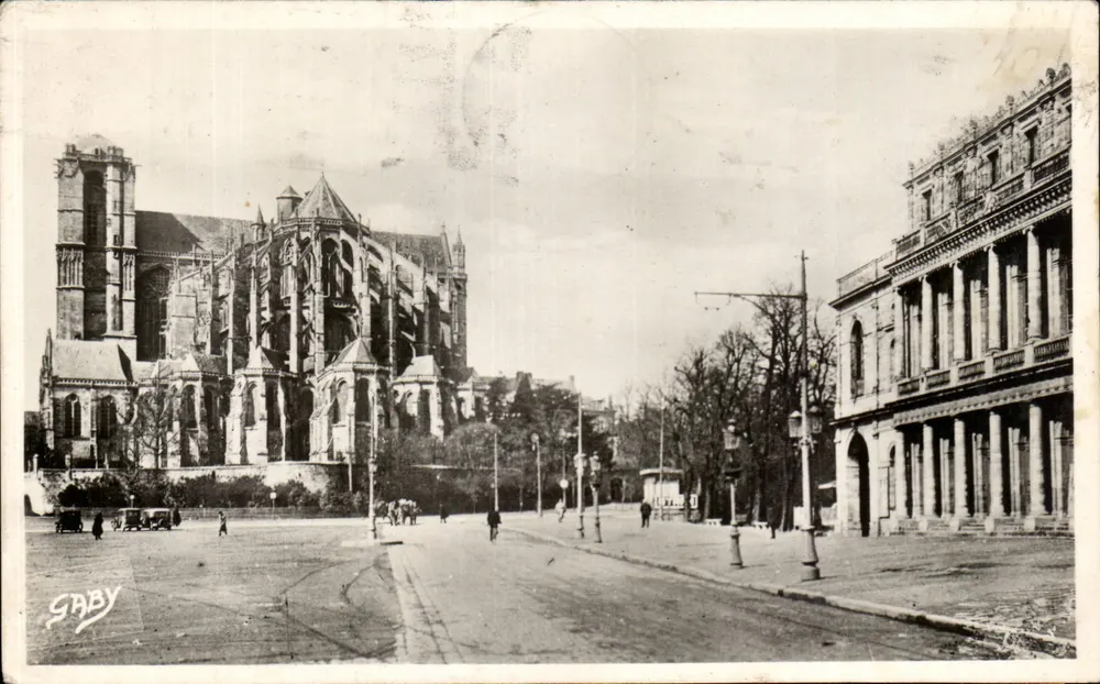 Le Mans - Kathedrale Saint-Julien und das Theater — Éditions Gaby, n°17 - Vorderseite