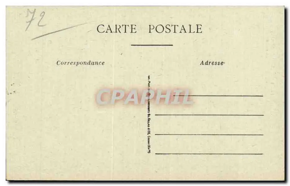 La Flèche (Sarthe) — Igreja de São Tomás — G. Thibault, editor La Flèche - Verso