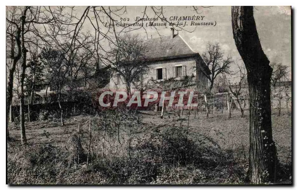 Les Charrettes (Haus von J.-J. Rousseau) — Umgebung von CHAMBERY — Sammlung 'LA PLUS BELLE' E. Reynaud Imp-Edit CHAMBERY - Vorderseite