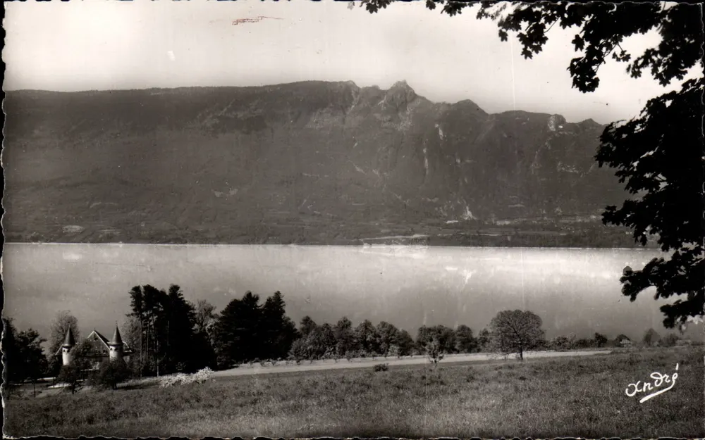 Tresserve (Savoie) — See Bourget und Dent du Chat — Edition d'Art André, Grenoble, Nr. 6205 - Vorderseite