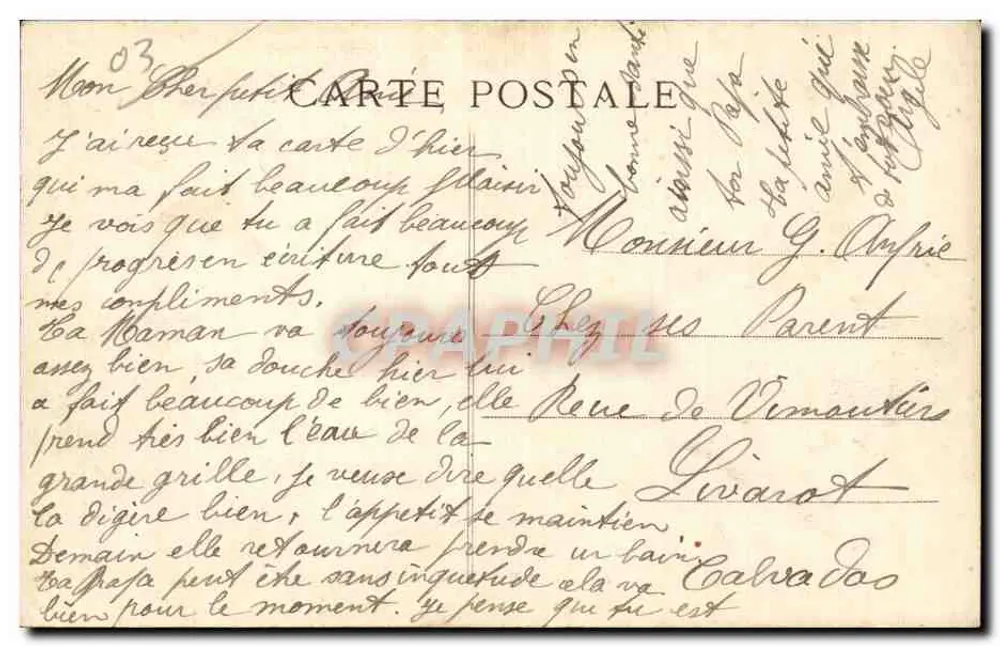 Vichy — O Gargarismo — editor não identificado, n° de série 65 - Verso