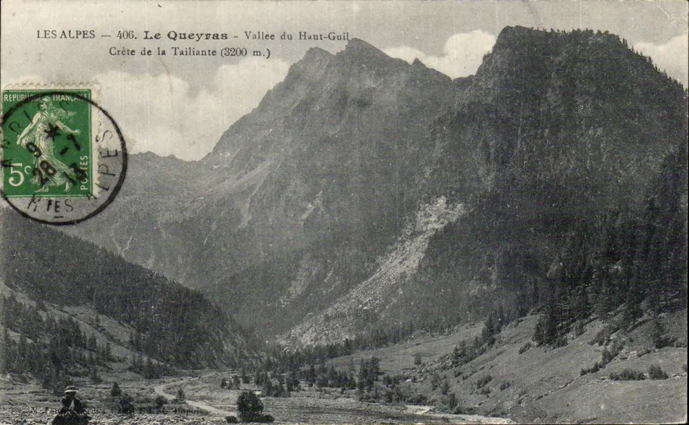 Die Alpen — Le Queyras — Tal des Haut-Guil — Kamm der Tailliant (3200 m.) — N. S. 406 - Vorderseite