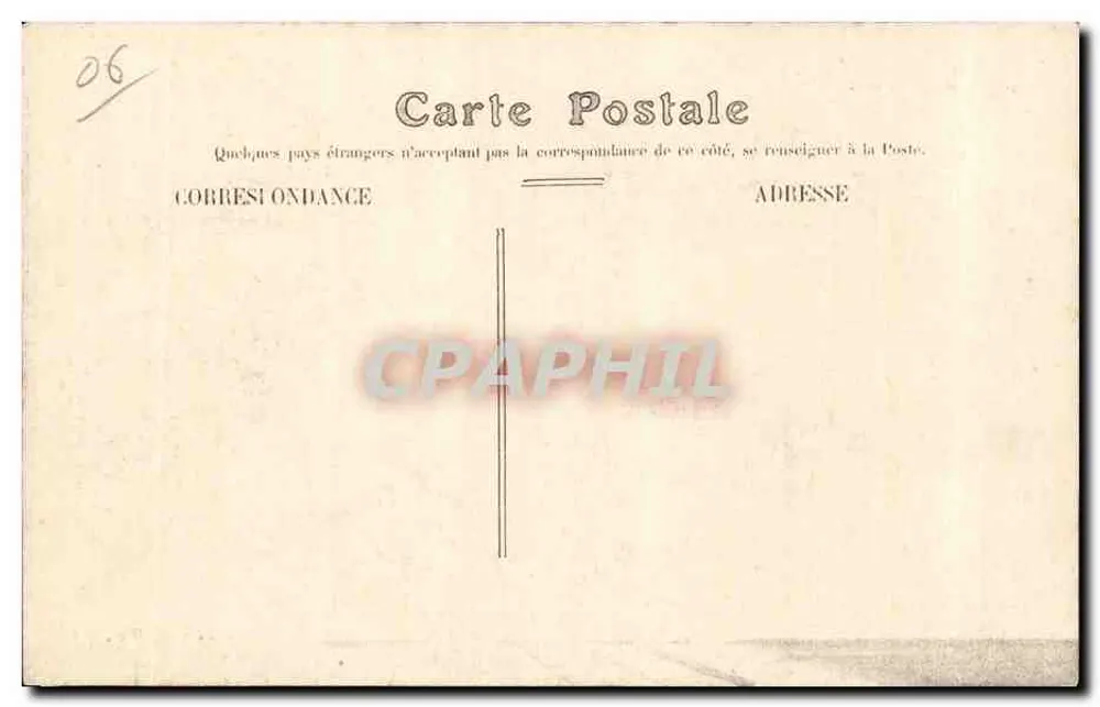 Monte-Carlo — Montée de la Costa — Edição Picard, Nice, n° 98 - Verso