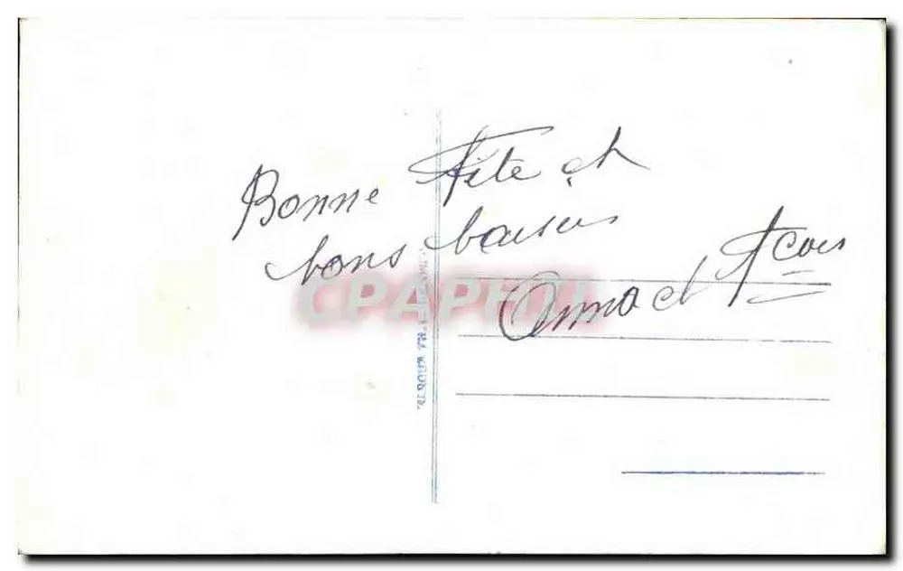 Arranjo de flores secas — Promesse Fête — sem editor ou número visível - Verso