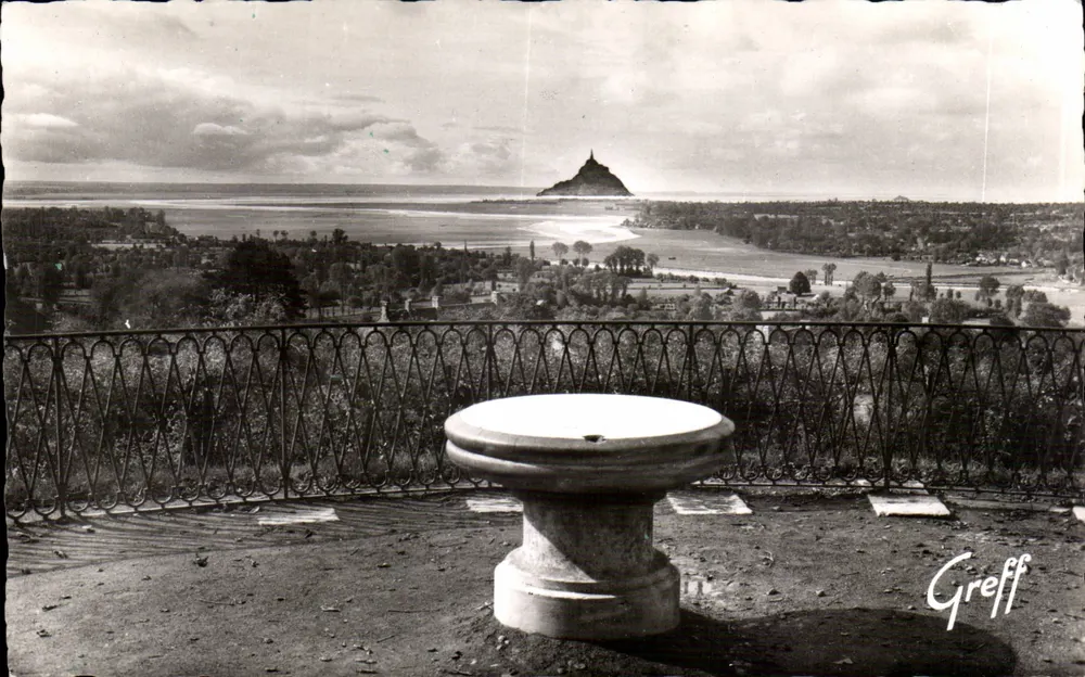 Mont Saint-Michel — Aussicht vom Jardin des Plantes in Avranches — Greff - Vorderseite