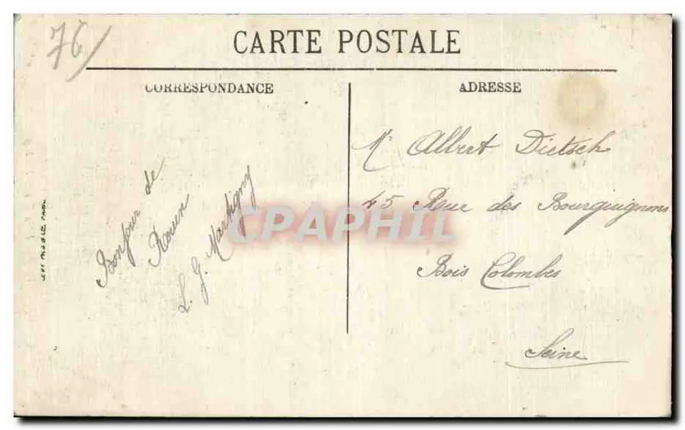 Rouen — La Strada della Grande Ora — LL. - Verso